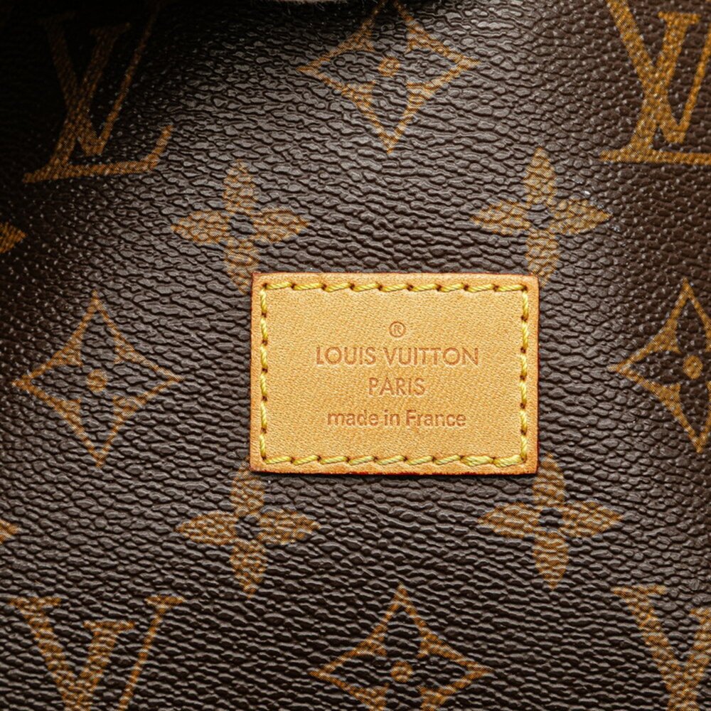 LOUIS VUITTON Authentic Brown Monogram Leather Shoulder Bag - Picture 8 of 10